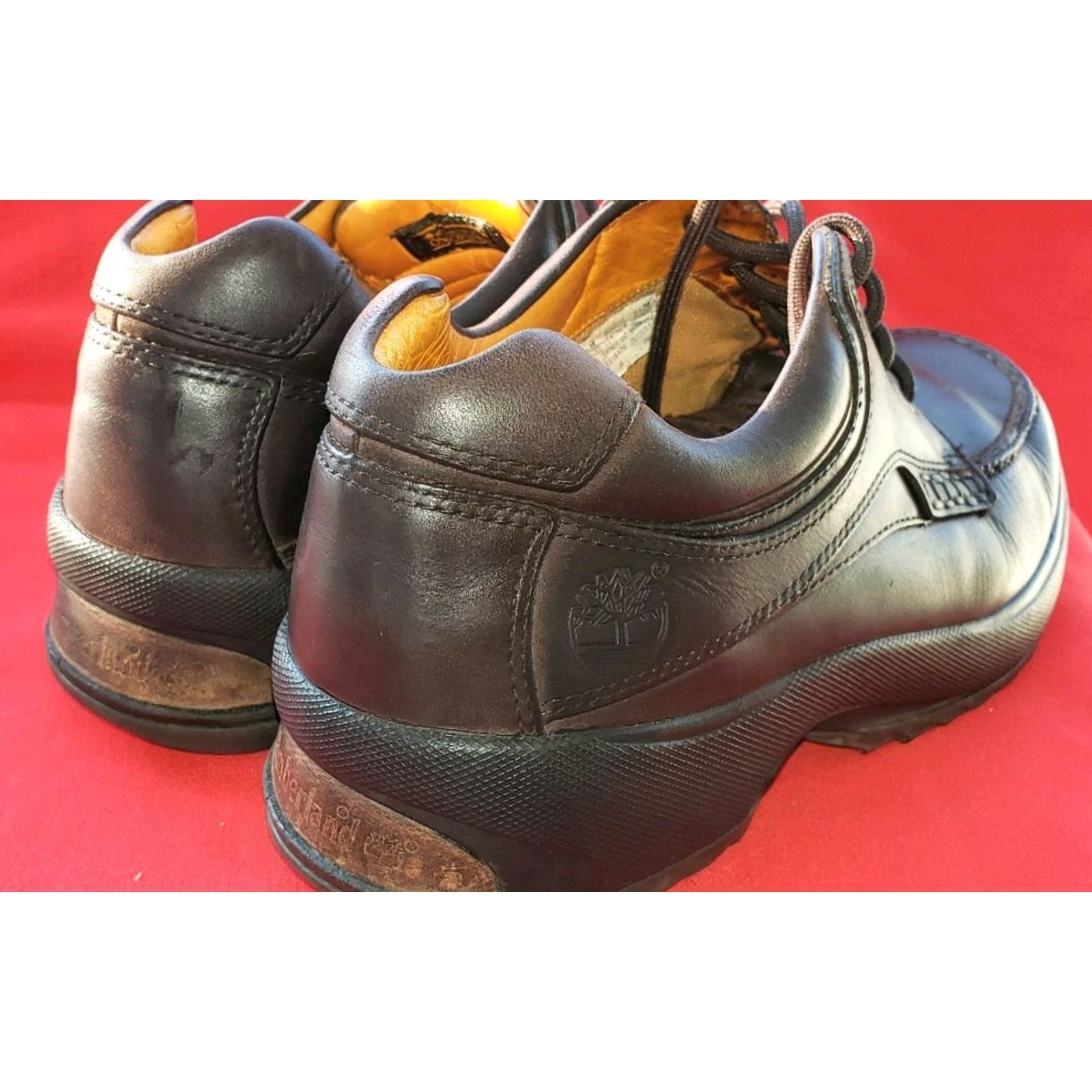 Timberland Timberland Mens Oxford Size 10M Brown Leather Model 43025 Casual Comfort Support Oxford Shoes Mens Brown Leather Model 43025 Size US 10 / EU 43 - 6 Thumbnail