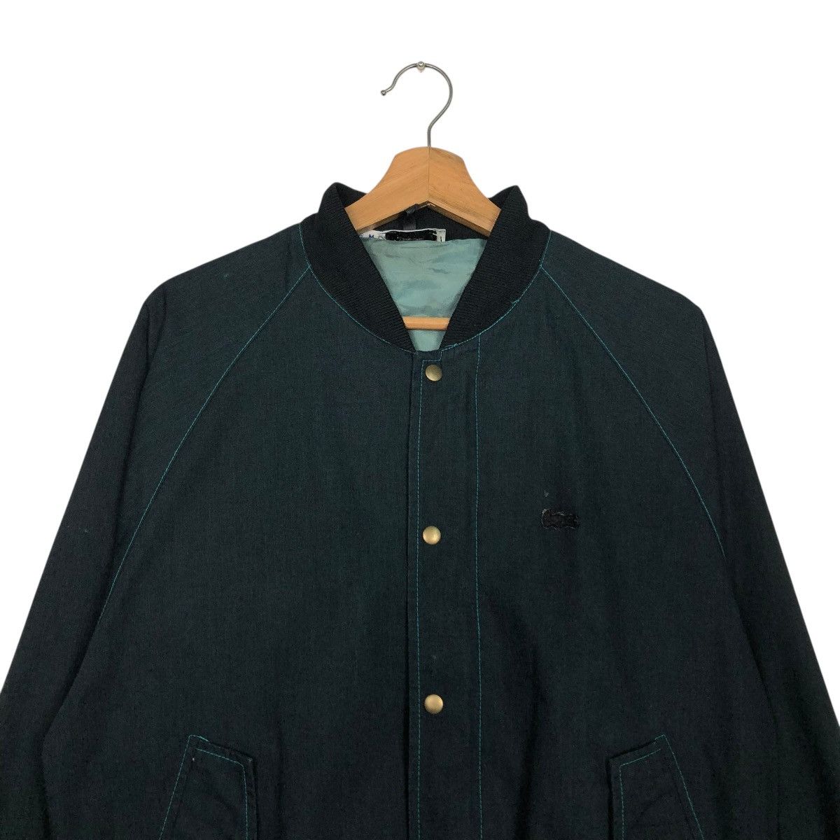 Vintage 🔥VINTAGE BOMBER JACKET DUCK CANVAS IZOD LACOSTE Size US M / EU 48-50 / 2 - 5 Thumbnail