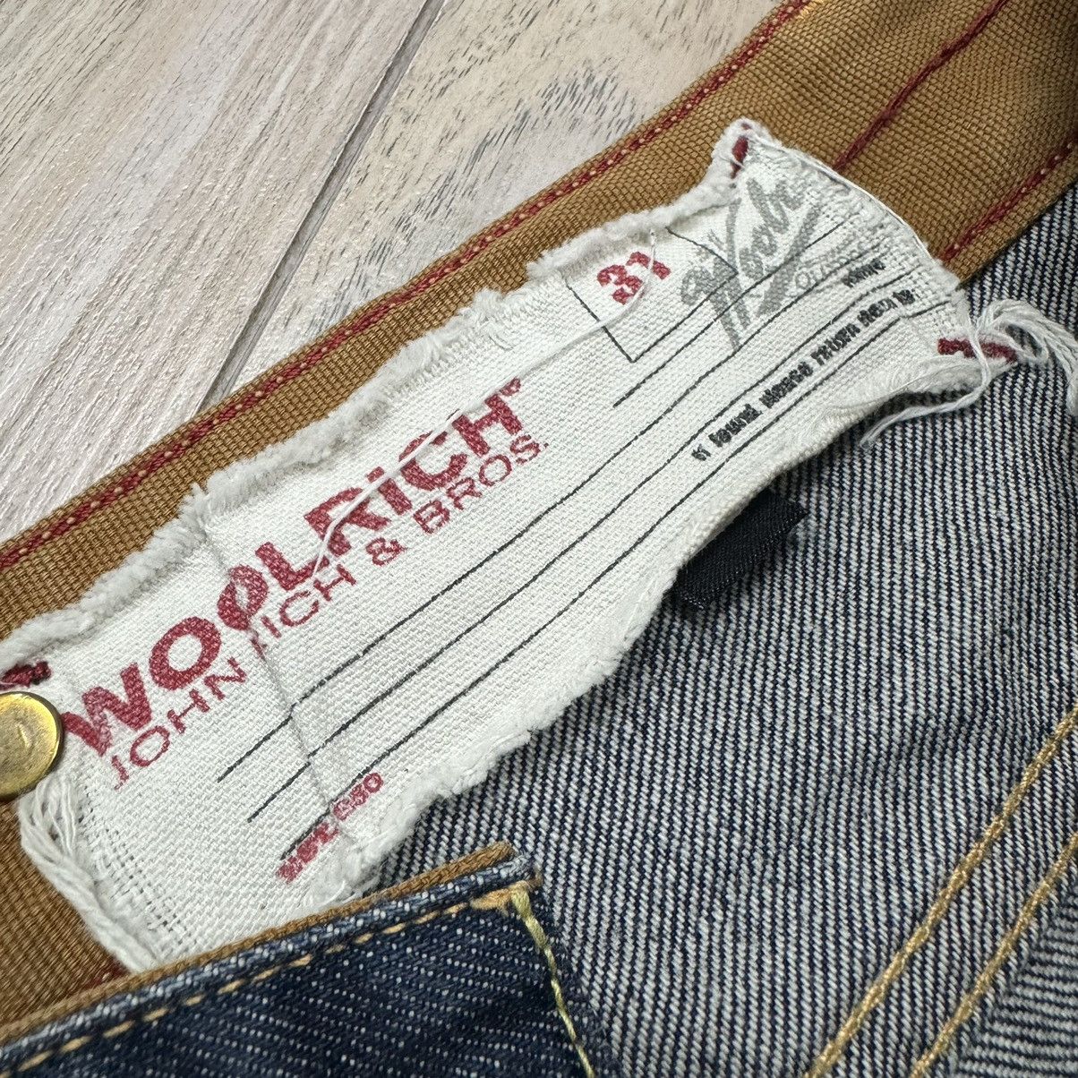 Vintage Rare Vintage Woolrich Outdoor Essential Blue Denim Jeans Size US 31 - 13 Thumbnail