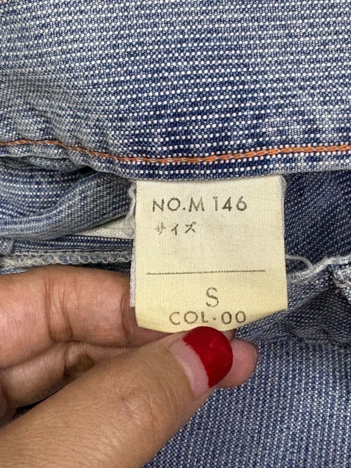 Japanese Brand Vintage Japanese Brand Buckle Back Hickory Baggy Jeans Size US 29 - 10 Thumbnail