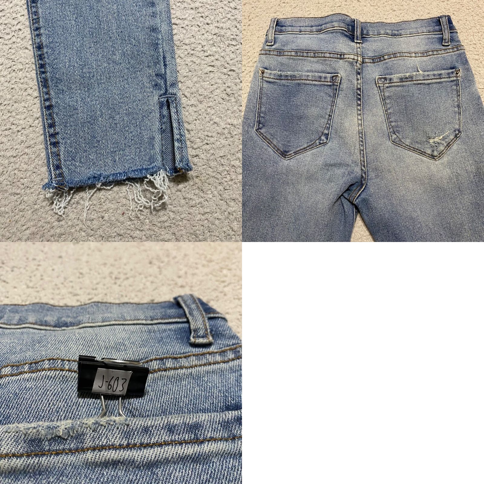 Vintage Kensie Jeans Womens Jeans Blue Denim Medium Wash High Rise Skinny Distressed 4 Pocket 5-Pocket Design Size 27" / US 4 / IT 40 - 9 Thumbnail