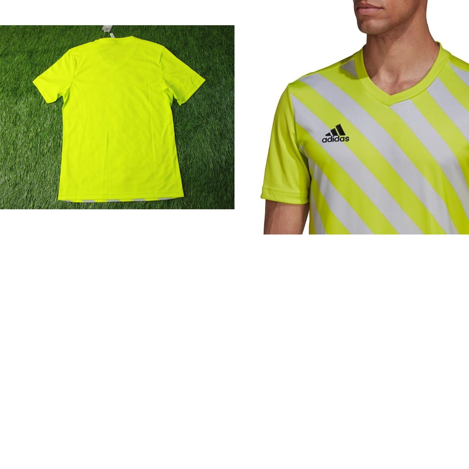 Adidas ADIDAS AEROREADY ENTRADA Shirt M Green and Gray Football 2021 Mens Short Sleeve T-Shirt Jersey Classic 100% Polyester (Recycled) Size US M / EU 48-50 / 2 - 8 Thumbnail