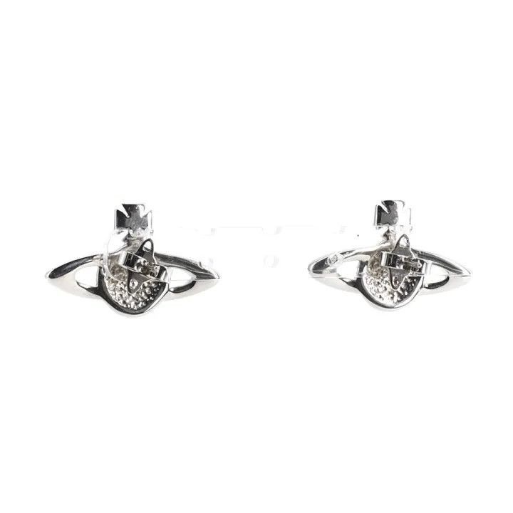 Vivienne Westwood Vivienne Westwood Mini Saturn Relief Stud Earrings Size ONE SIZE - 8 Thumbnail