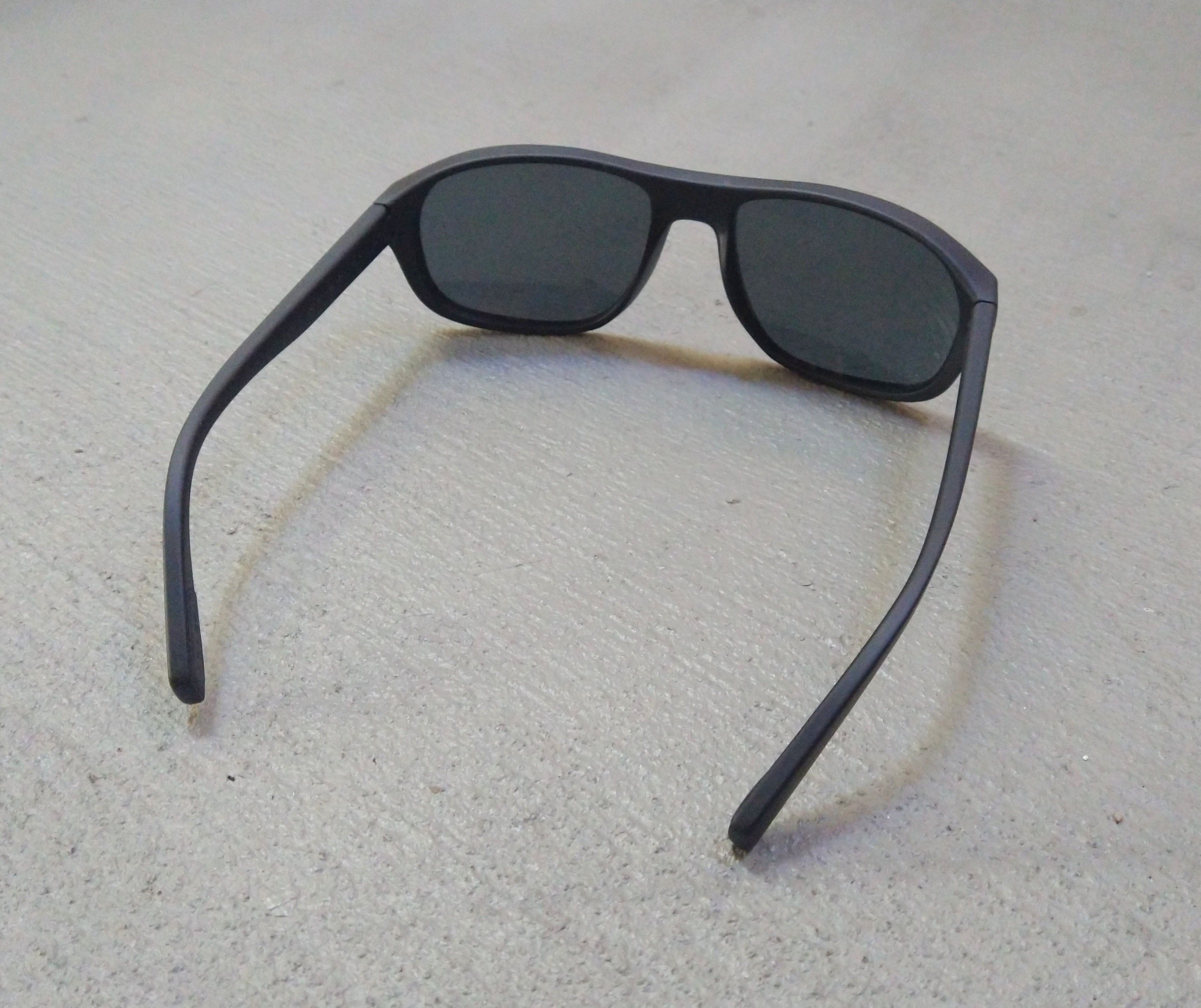 Prada Prada Sunglasses SPS 01R Black Blue Lens Linea Rossa Size ONE SIZE - 6 Thumbnail