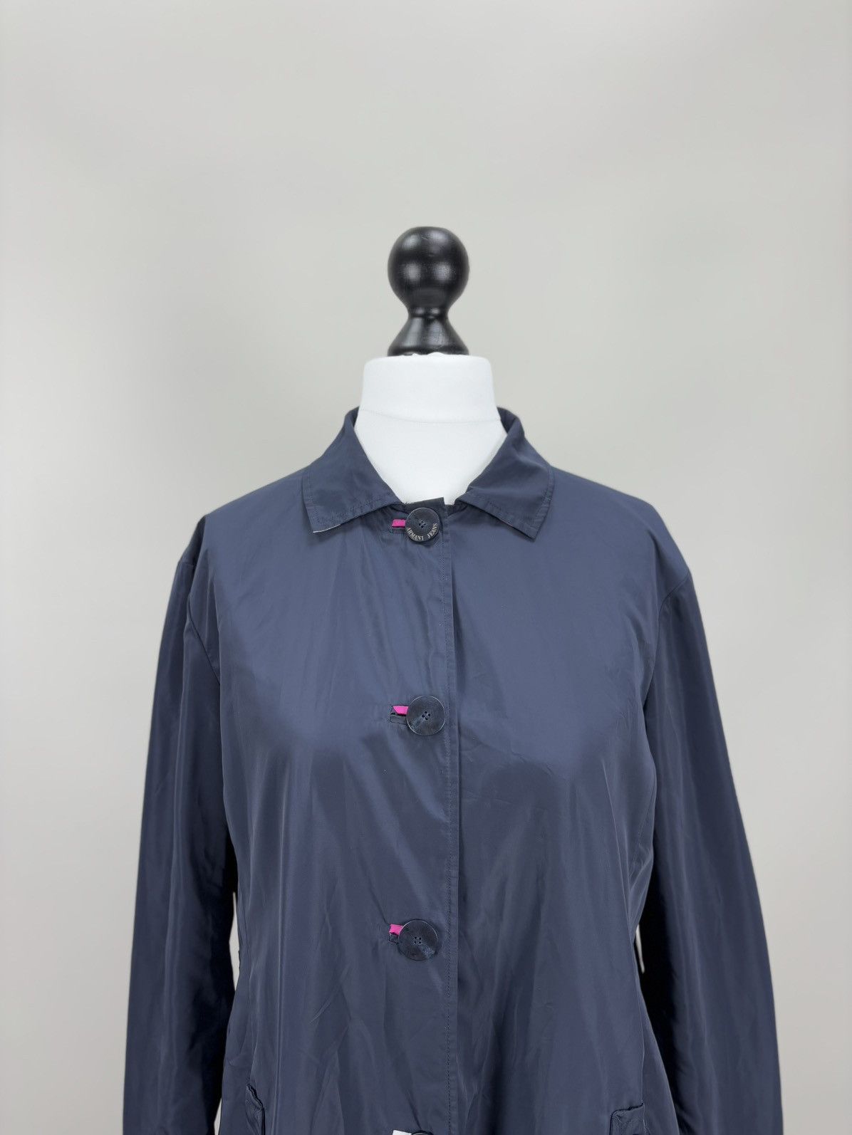 Armani × Vintage Womens reversible trench coat Armani Jeans Size 44 Size M / US 6-8 / IT 42-44 - 17 Thumbnail