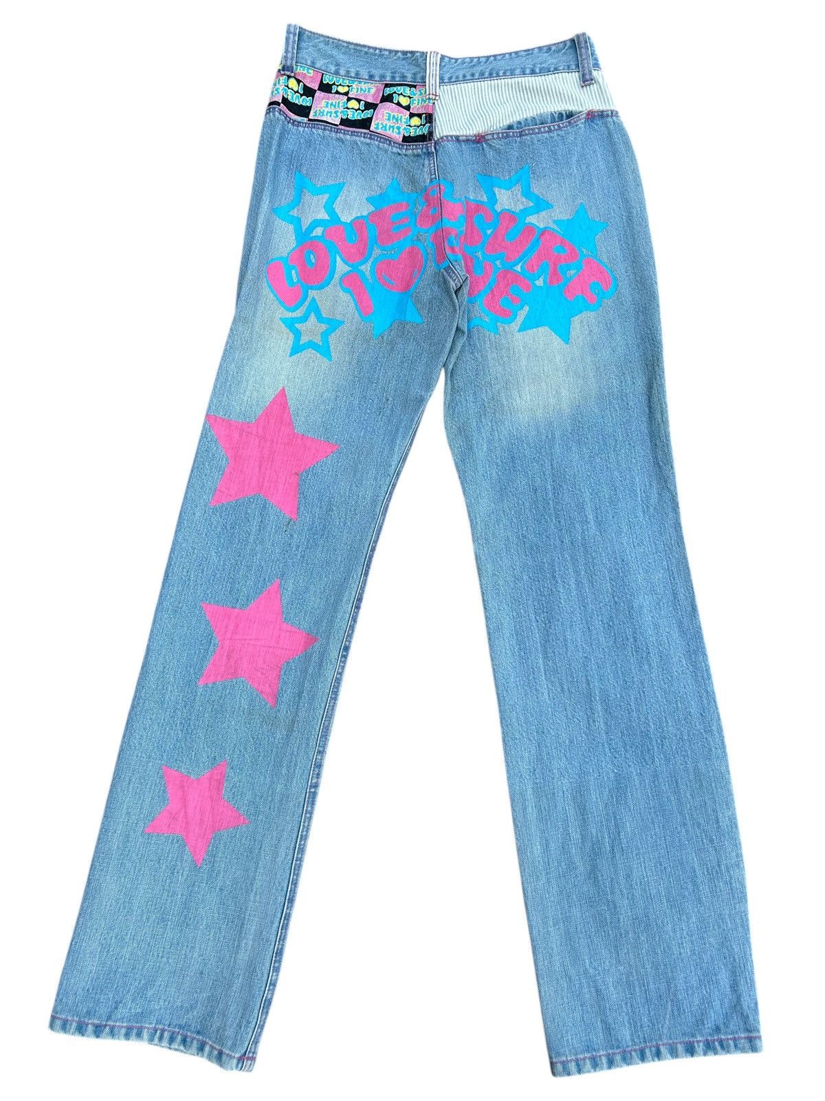 Kapital LOVE & SURF HIPPIES STYLE DENIM JEANS Size US 30 / EU 46 - 1 Thumbnail