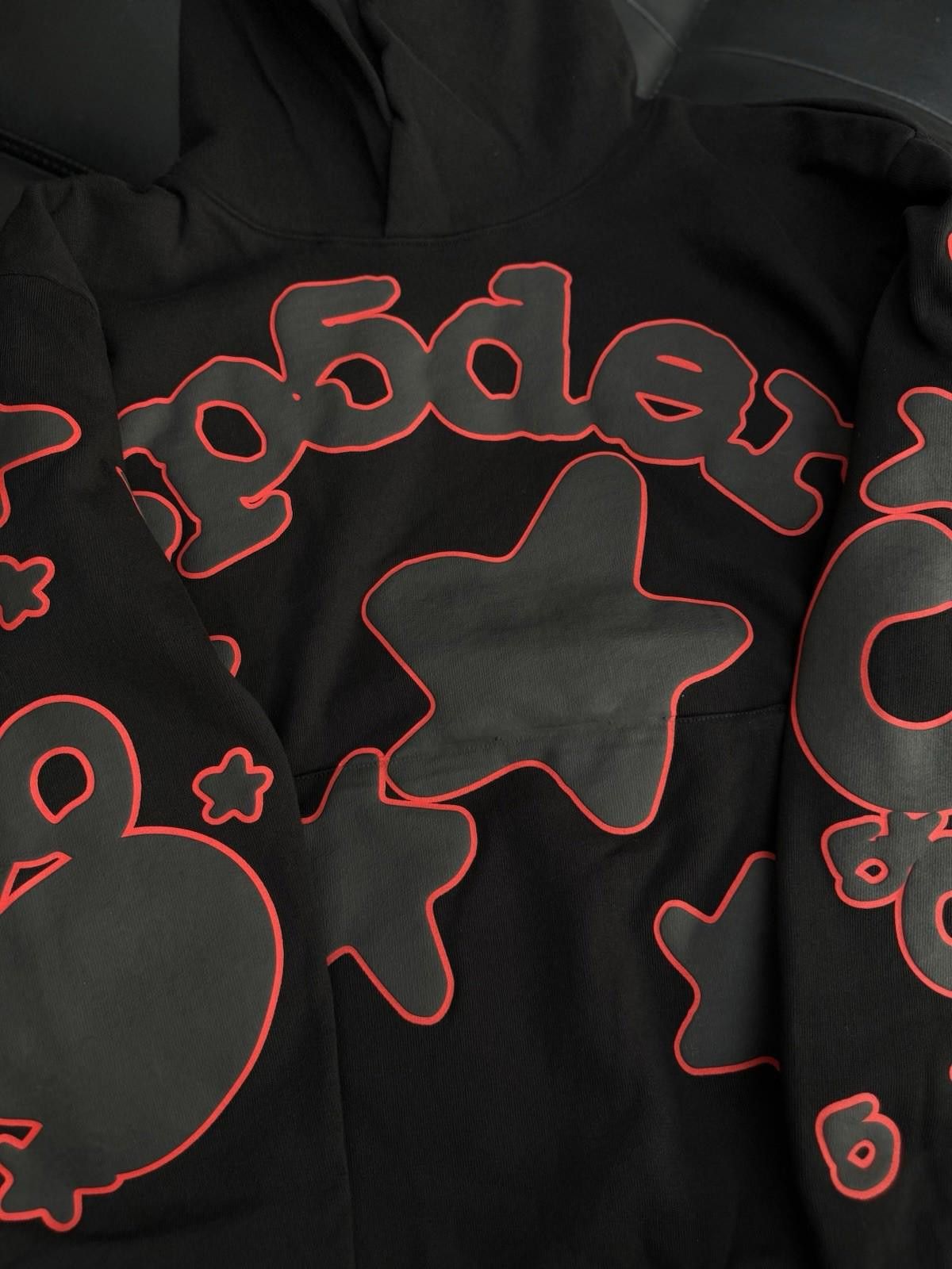 Sp5der Sp5der Worldwide Black Red Hoodie Size Medium (NEW) Size US M / EU 48-50 / 2 - 5 Thumbnail