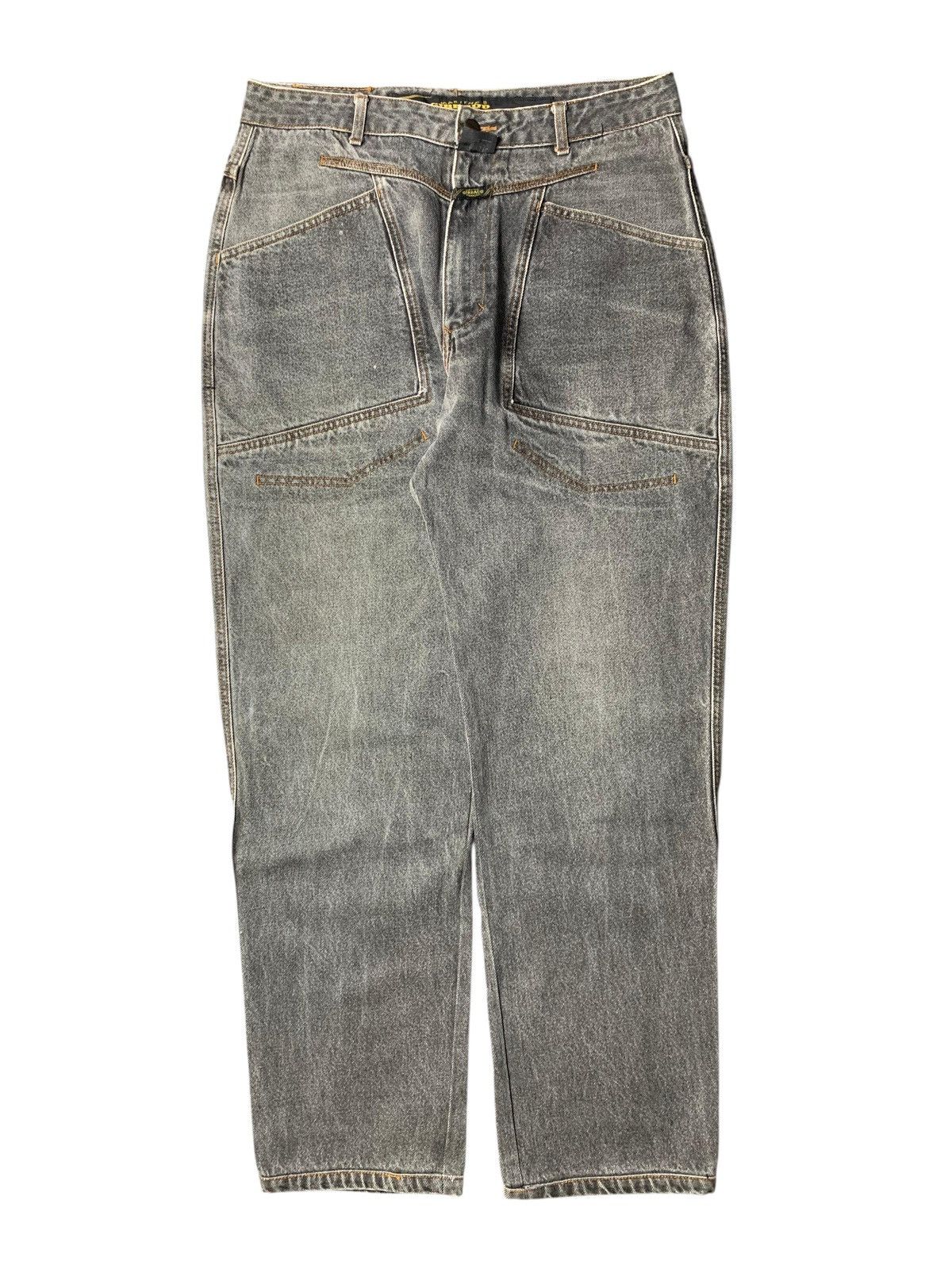 Marithe + Francois Girbaud 2000s Marithe Francois Girbaud Stone Washed Panelled Jeans Size US 30 / EU 46 - 1 Thumbnail