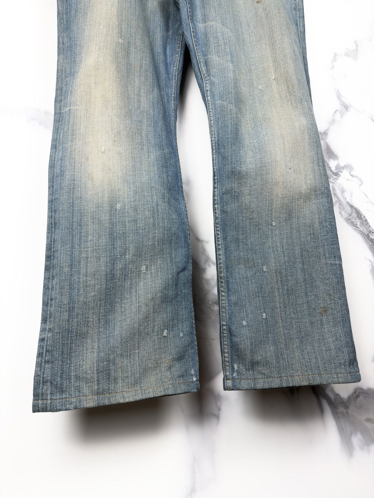 Gucci Gucci Tom Ford Vintage Mudwash Bootcut Faded Denim Jeans Size US 36 / EU 52 - 4 Thumbnail