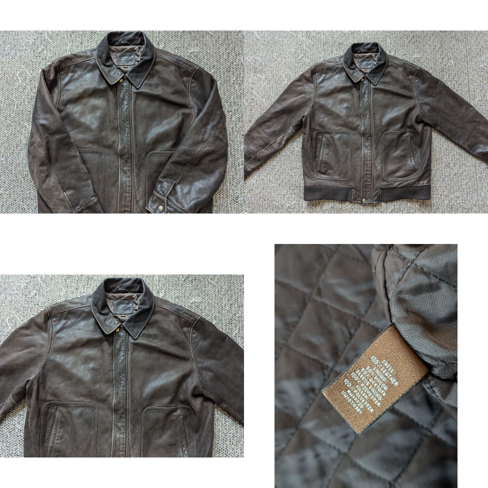 Cherokee VINTAGE motorcycle jacket MEN XL Leather PATINA brown 1990s Y2K Patina Motorcycle Jacket Mens XL Brown Leather 1990s Vintage Size US XL / EU 56 / 4 - 8 Thumbnail