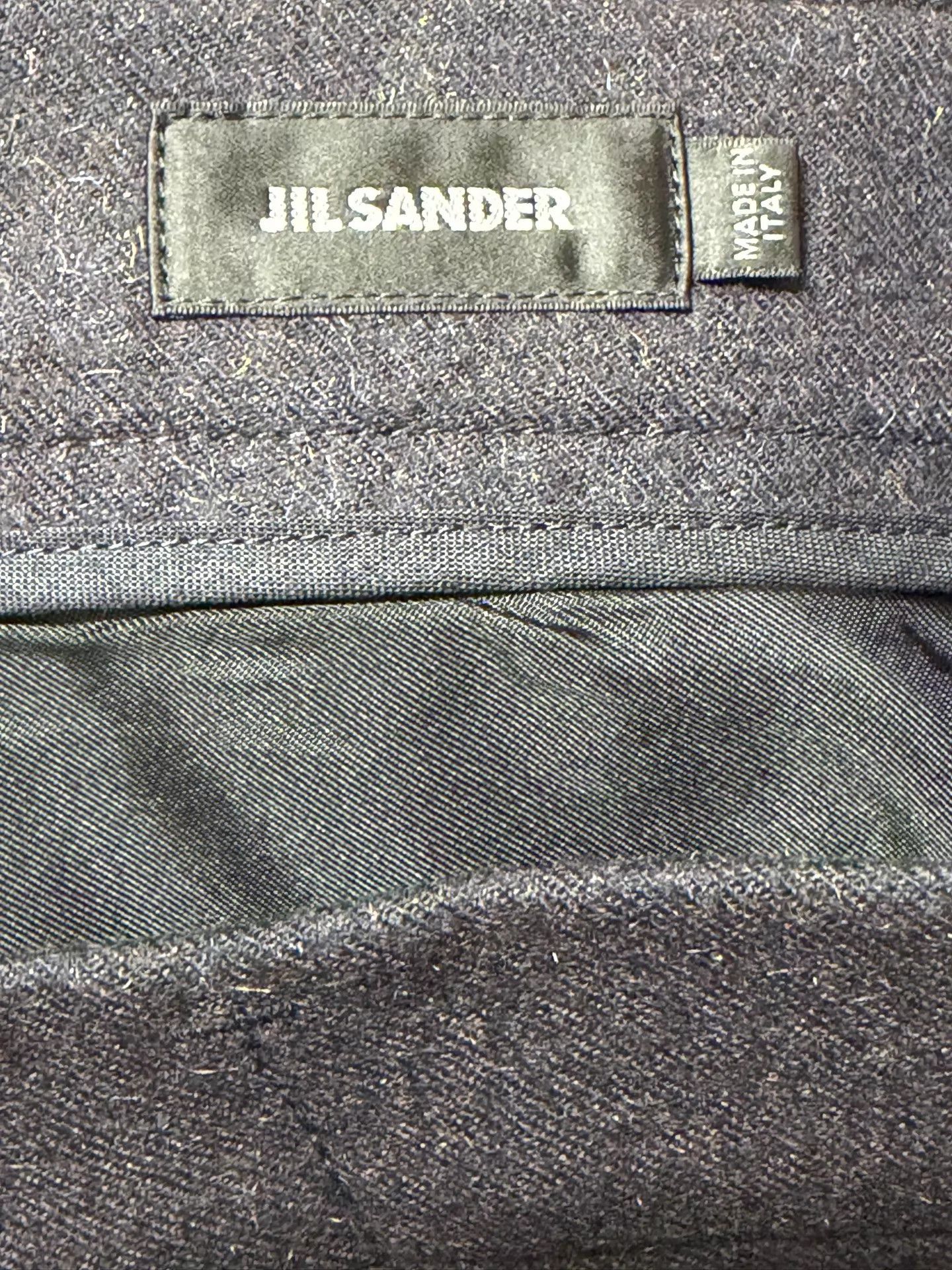 Jil Sander Jil Sander Slim Wool-Mohair Pants Charcoal 48-52 Size US 32 / EU 48 - 6 Thumbnail