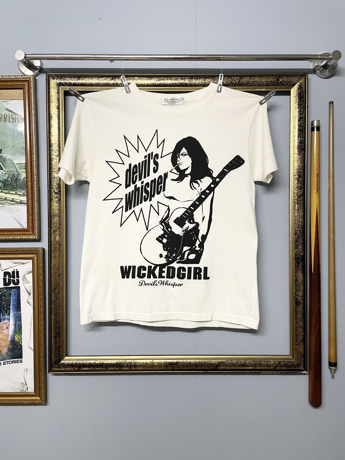 Japanese Brand Vintage 90s Japan Designer Freebeat WickedGirl Hysteric Tee Size US S / EU 44-46 / 1 - 1 Thumbnail