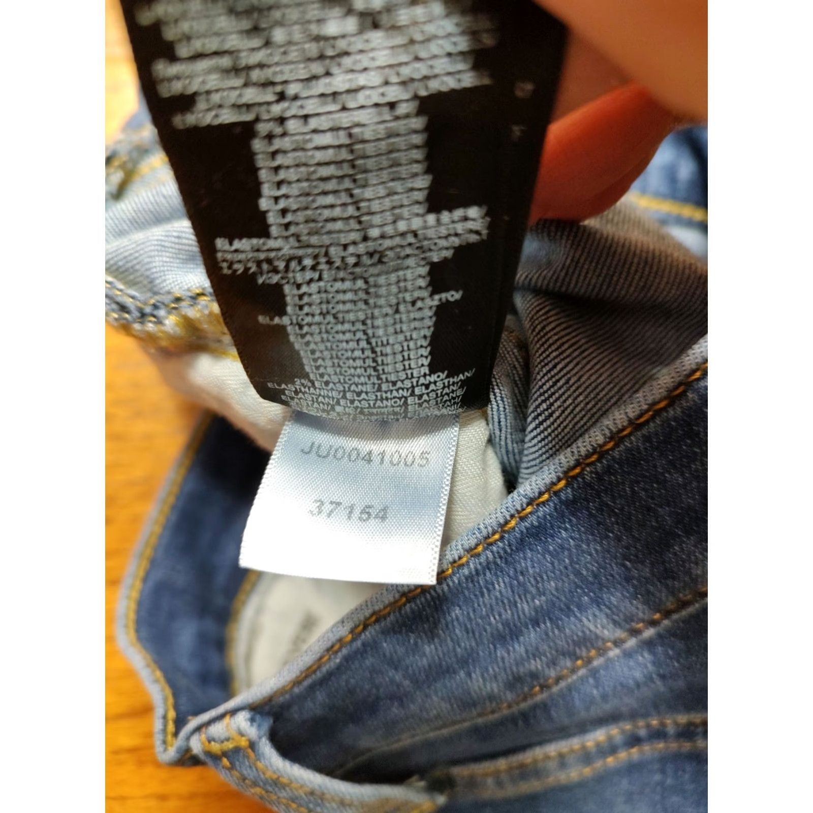 7 For All Mankind 7 For All Mankind Jeans Womens 25 Blue Skinny High Waist Gwenevere Slim Stretch 29in Inseam Denim Zip Pocket USA 90s Brand: 7 For All Mankind Size 42" / US 20 - 6 Thumbnail