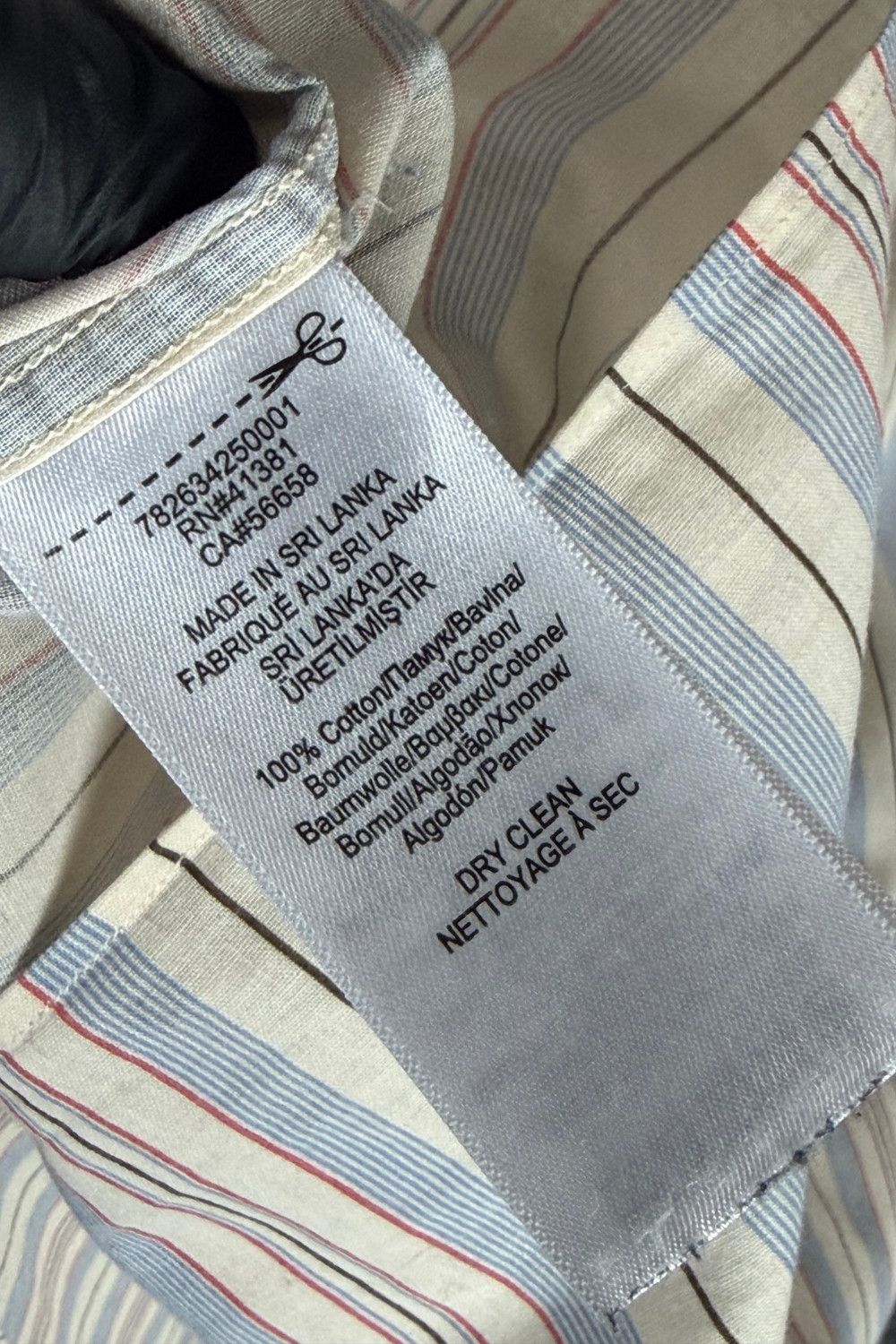 RRL Ralph Lauren RRL Double RL Striped Contrast Collar Shirt (XS) Size US S / EU 44-46 / 1 - 15 Thumbnail