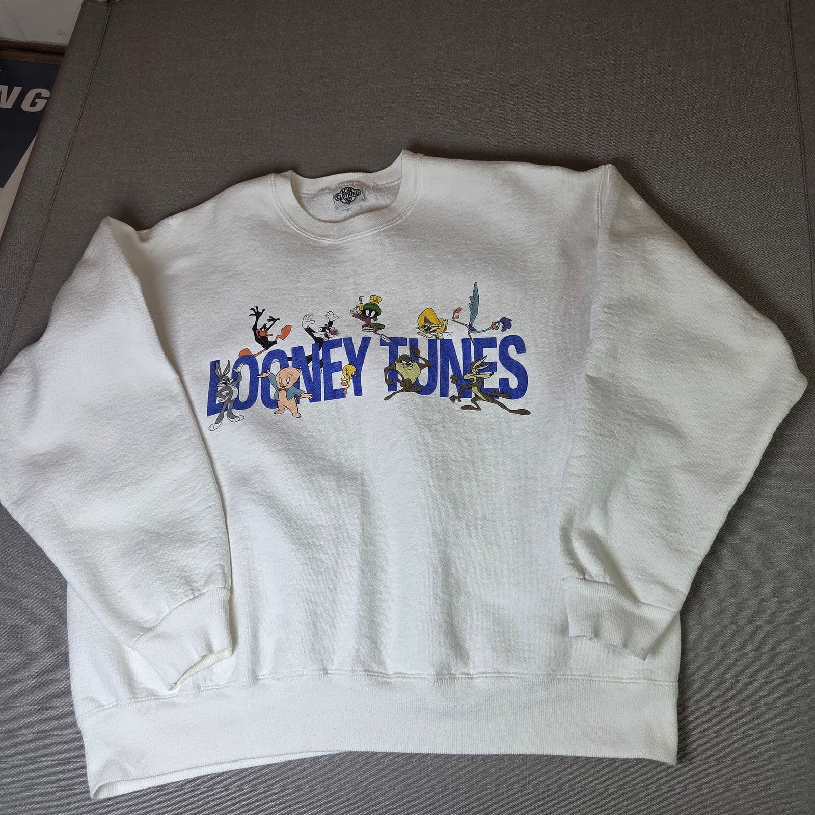 Warner Bros Vintage 1991 Looney Tunes Crewneck Sweatshirt XL Size US XL / EU 56 / 4 - 1 Thumbnail