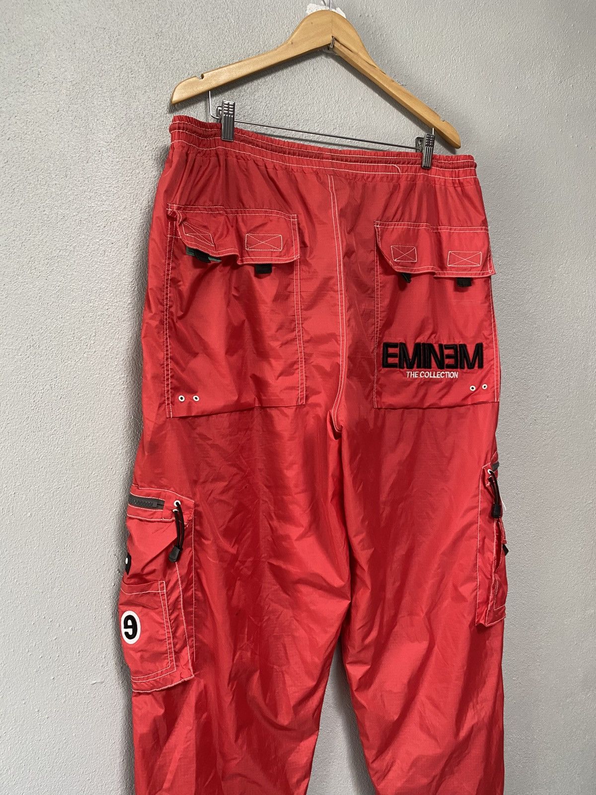 Eminem Eminem trackpants cargo pocket Y2k Hip hop style Size US 38 / EU 54 - 8 Thumbnail