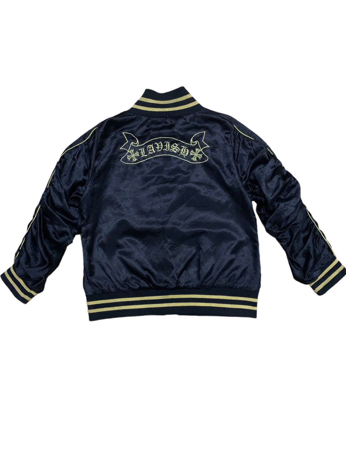 If Six Was Nine × Japanese Brand × Le Grande Bleu (L.G.B.) Vintage Japanese Satisfy One’s Skulls Punk Jacket Size US L / EU 52-54 / 3 - 2 Thumbnail