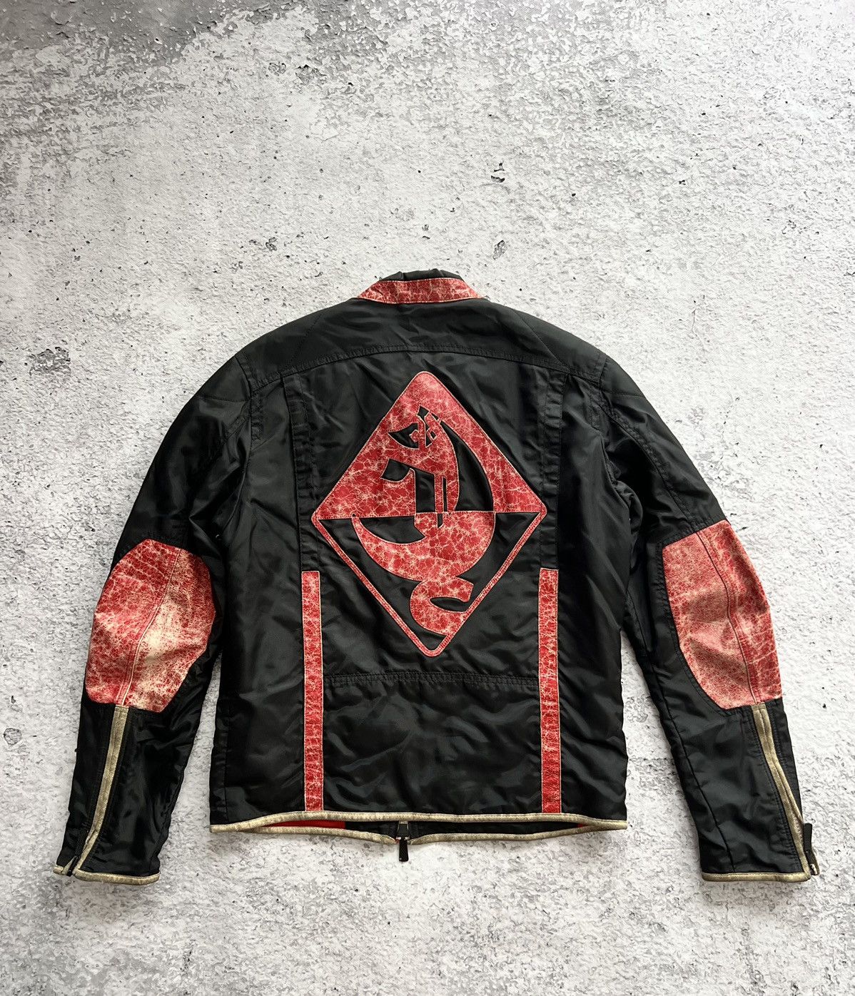 Diesel Vintage Diesel Leather Logo Jacket Size US L / EU 52-54 / 3 - 2 Thumbnail