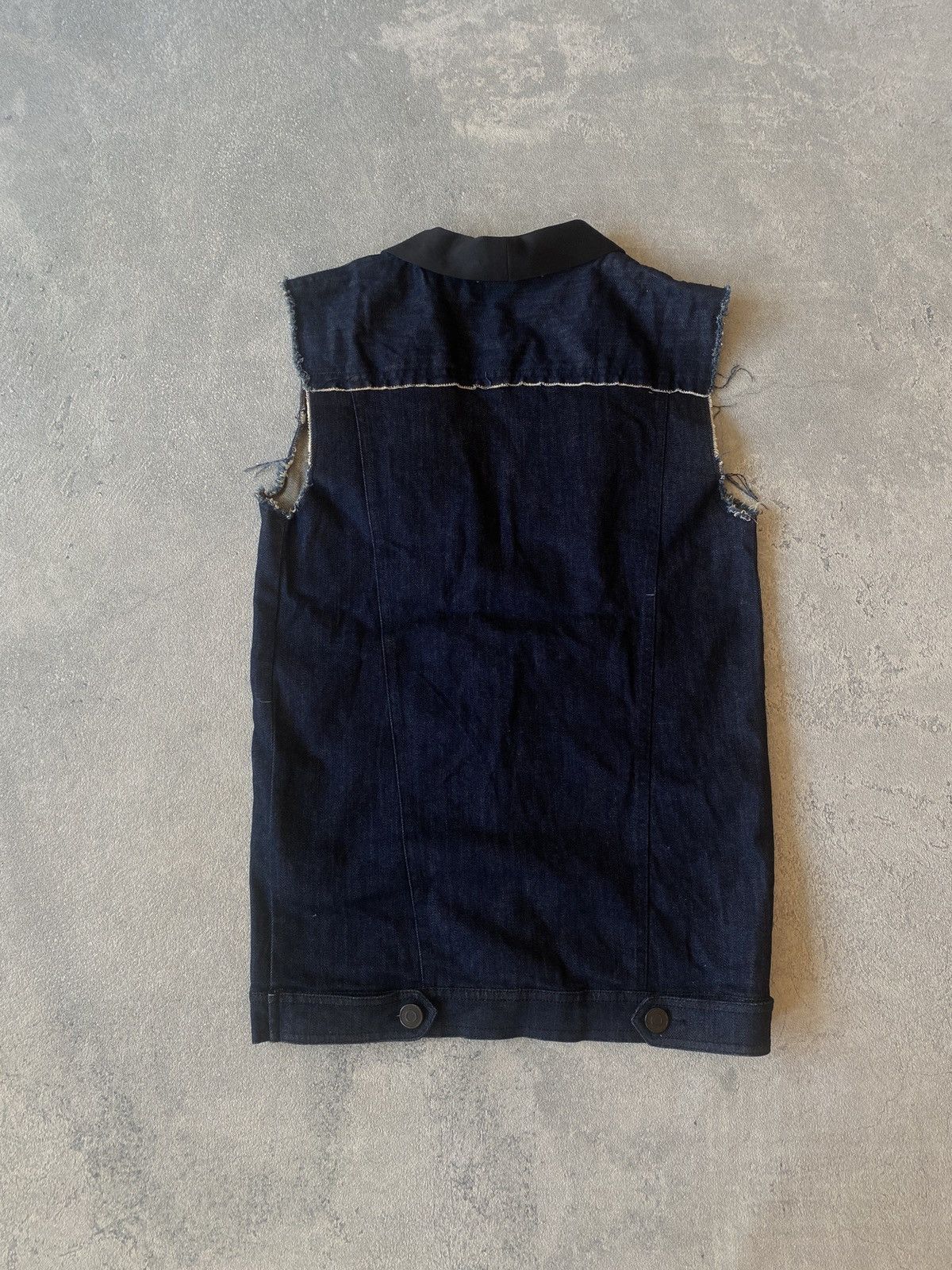 Other 8PM Vest Denim Avant Garde Vest Size XS / US 0-2 / IT 36-38 - 2 Thumbnail