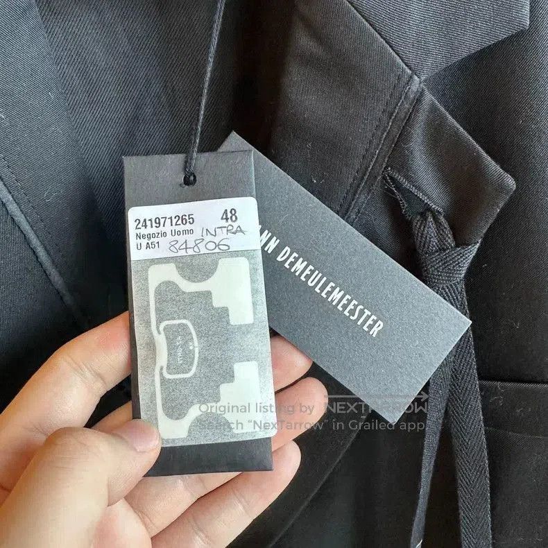 Ann Demeulemeester Ann Demeulemeester Black Loose Blazer. Size US L / EU 52-54 / 3 - 6 Thumbnail