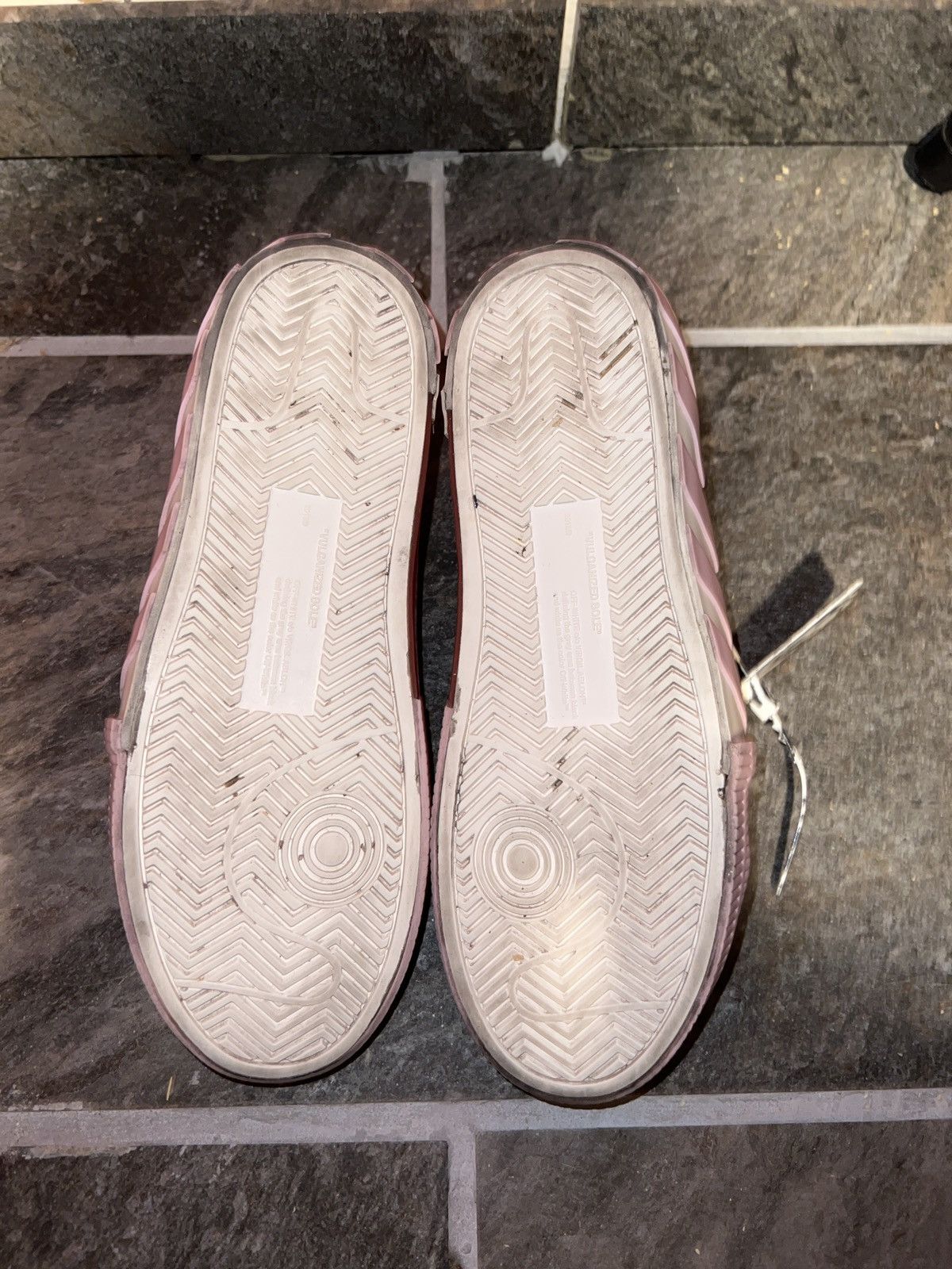 Off-White Low Vulcanized Canvas White - Pink SZ:40 Size US 8.5 / IT 38.5 - 5 Thumbnail