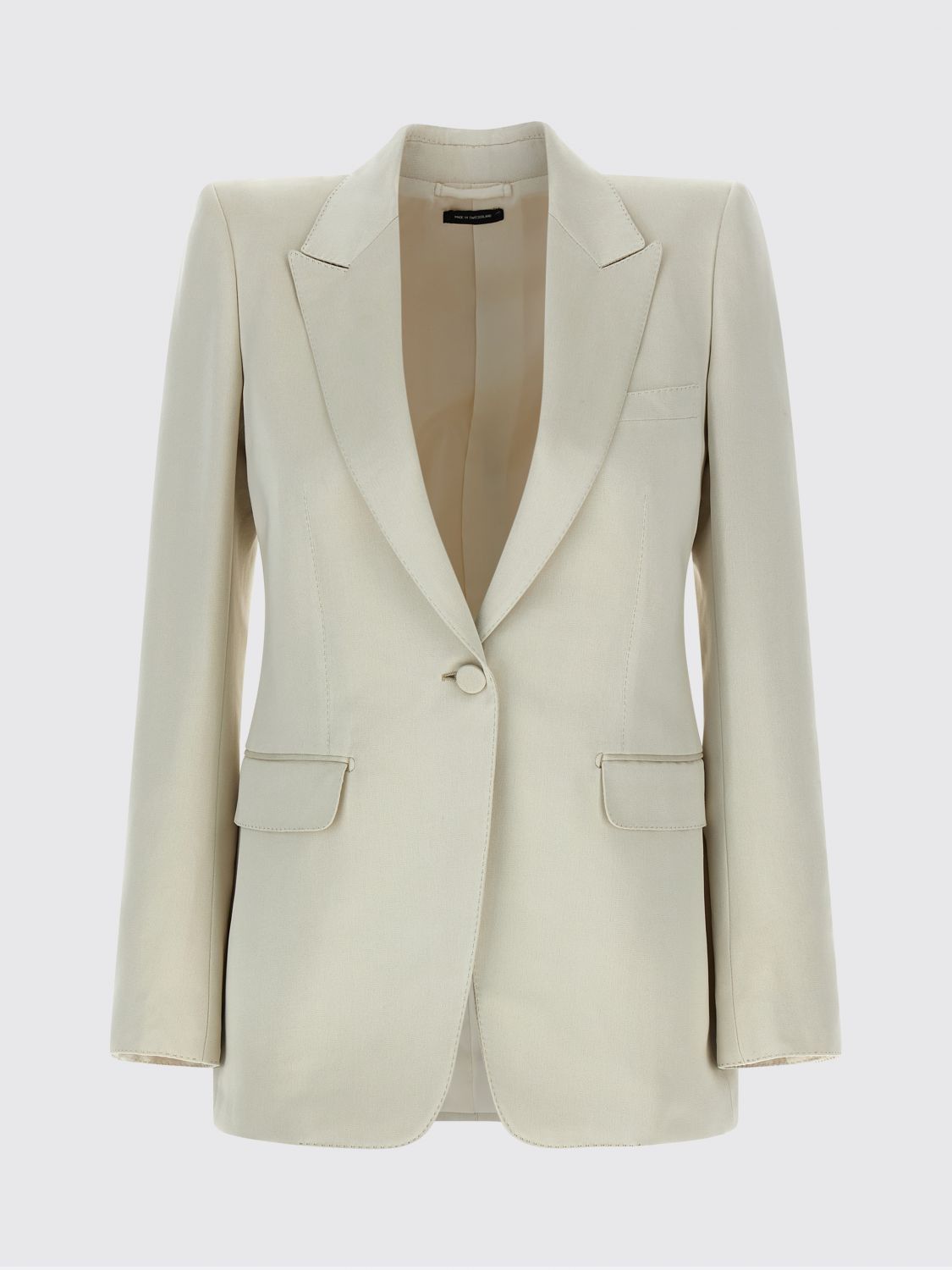 Tom Ford Tom Ford Jacket Woman Beige Size S / US 4 / IT 40 - 1 Thumbnail