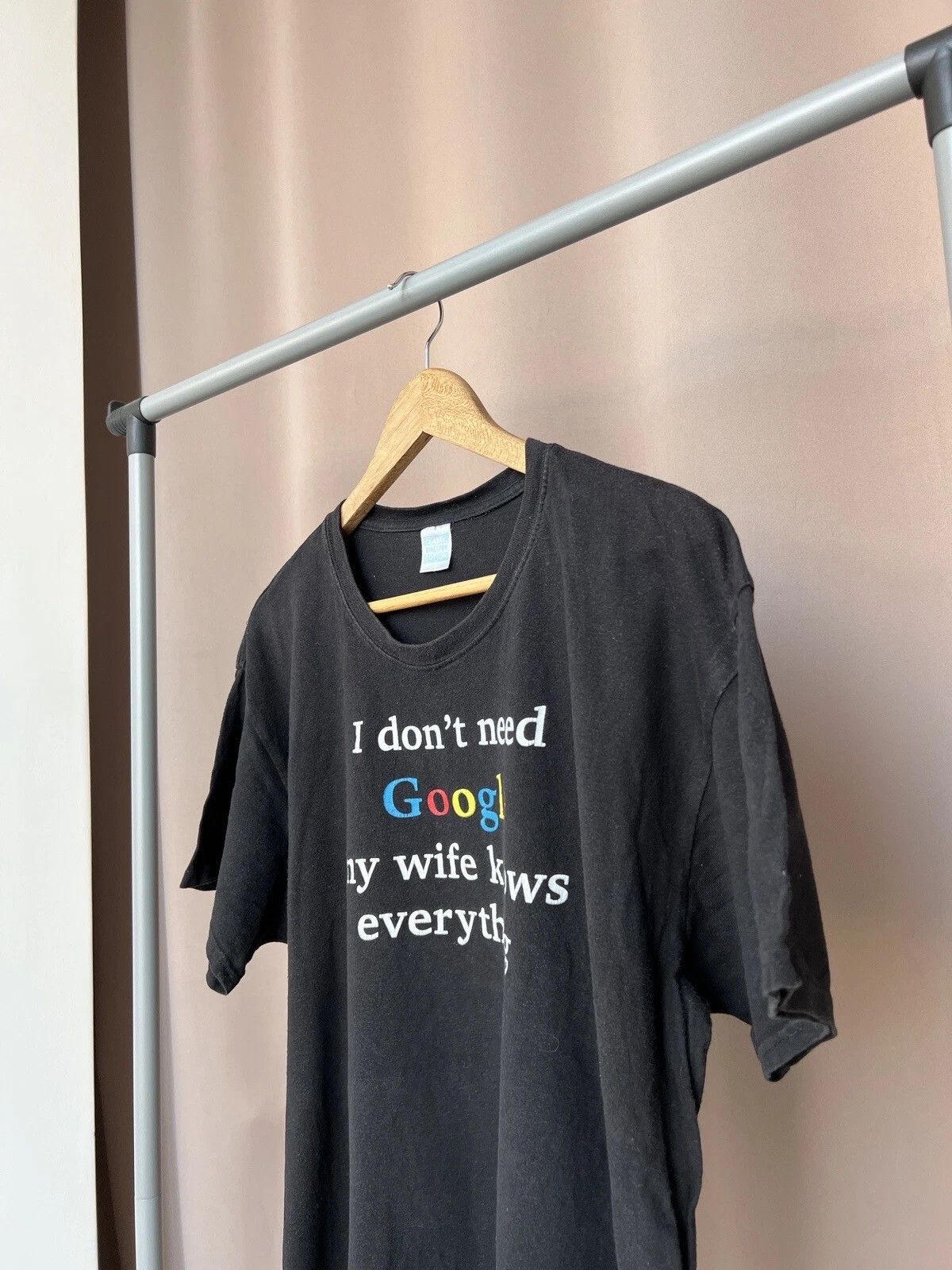Other I Dont Need Google My Wife Knows Everything T-Shirt Size M Size US M / EU 48-50 / 2 - 4 Thumbnail