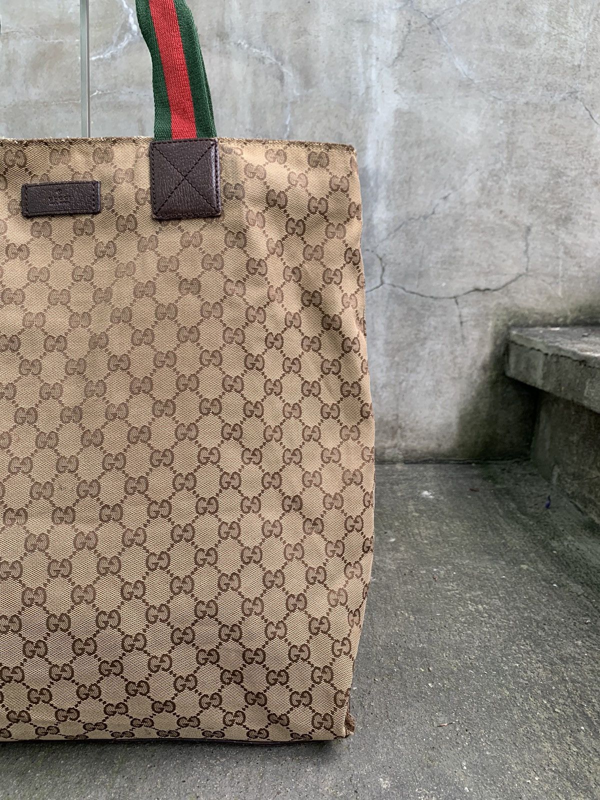 Gucci GG Canvass Web Handle Tote Bag Size ONE SIZE - 2 Thumbnail