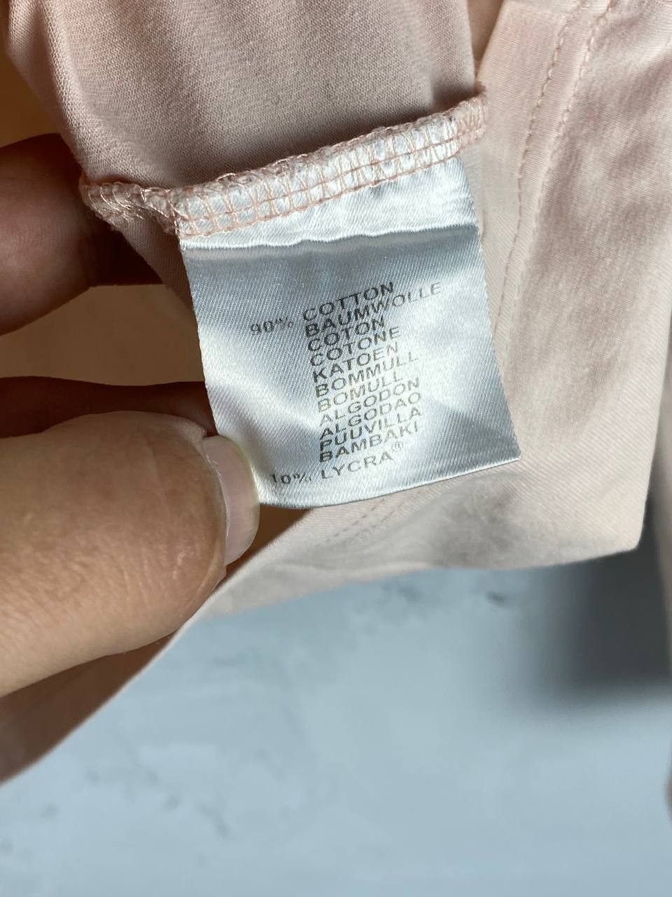 Burberry × Vintage Burberry Vintage Light Pink Nova Check Long Sleeve T Shirt Size XS / US 0-2 / IT 36-38 - 7 Thumbnail