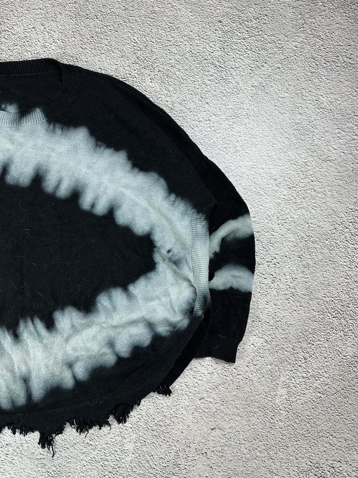Japanese Brand Avant Garde Tie-Dye Destroyed Sweater Punk Y2K Grunge SK8 Size M / US 6-8 / IT 42-44 - 4 Thumbnail