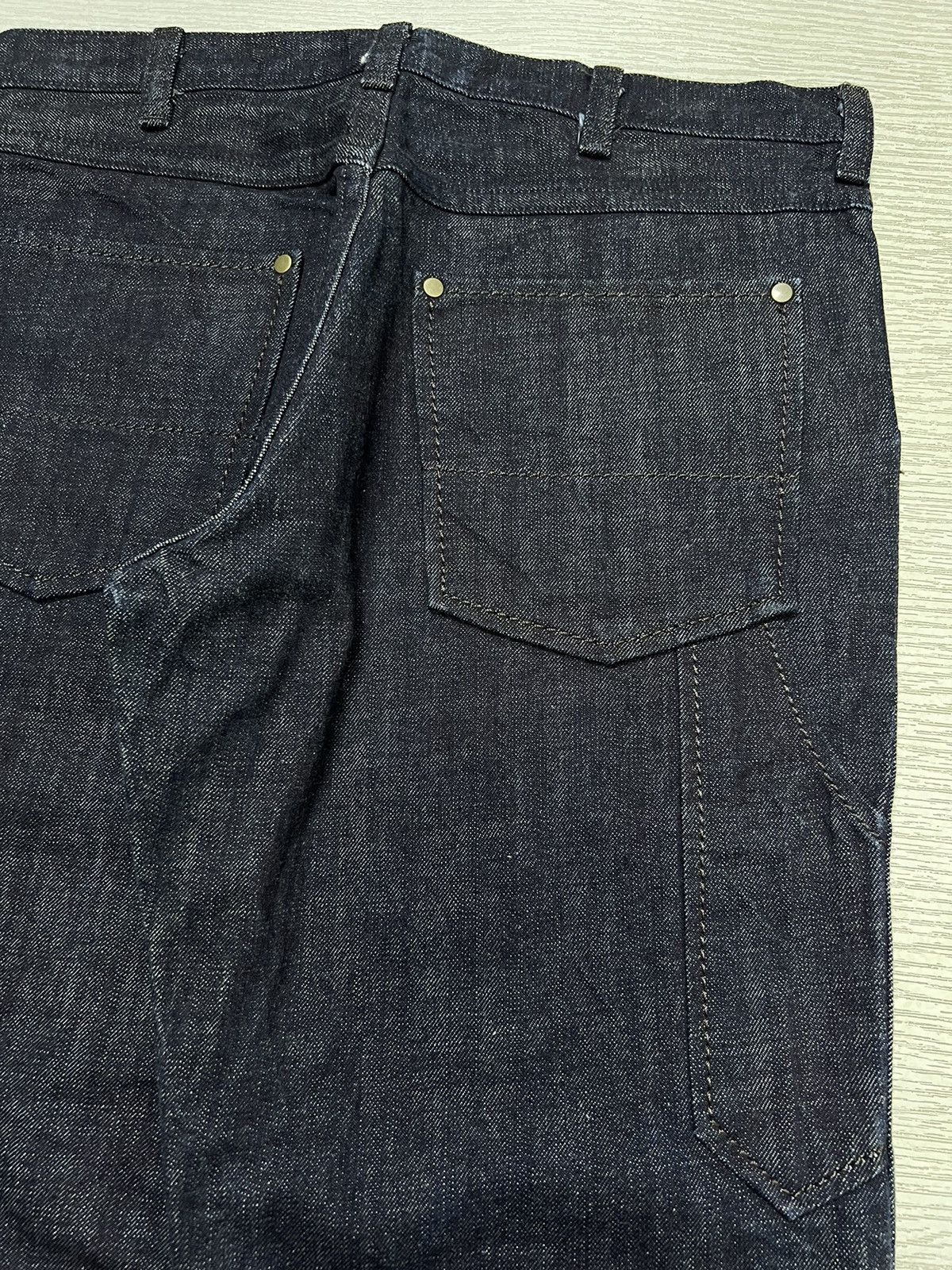 Number (N)ine Number (N)ine - AW02 - Stitch Detail Denim Carpenter Pants Size US 32 / EU 48 - 12 Thumbnail