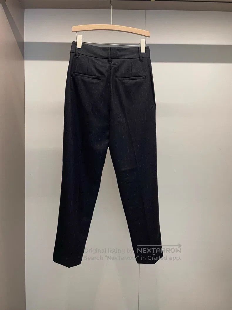 Brunello Cucinelli Brunello Cucinelli Black Gold Thread First Cut Wool Trouse Size 42" / US 20 - 2 Thumbnail