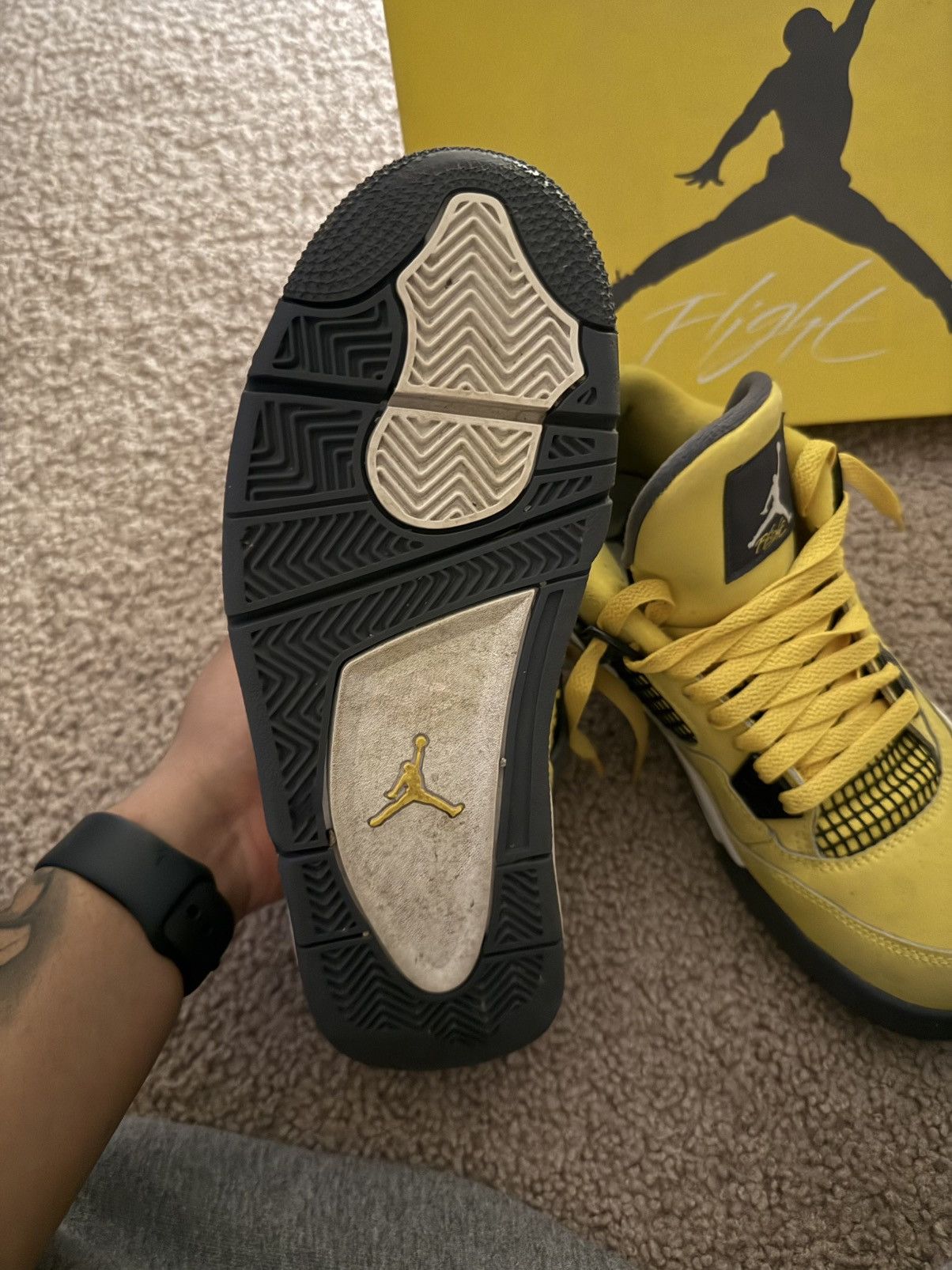 Jordan Brand Jordan 4 lighting Size US 6 / EU 39 - 5 Thumbnail