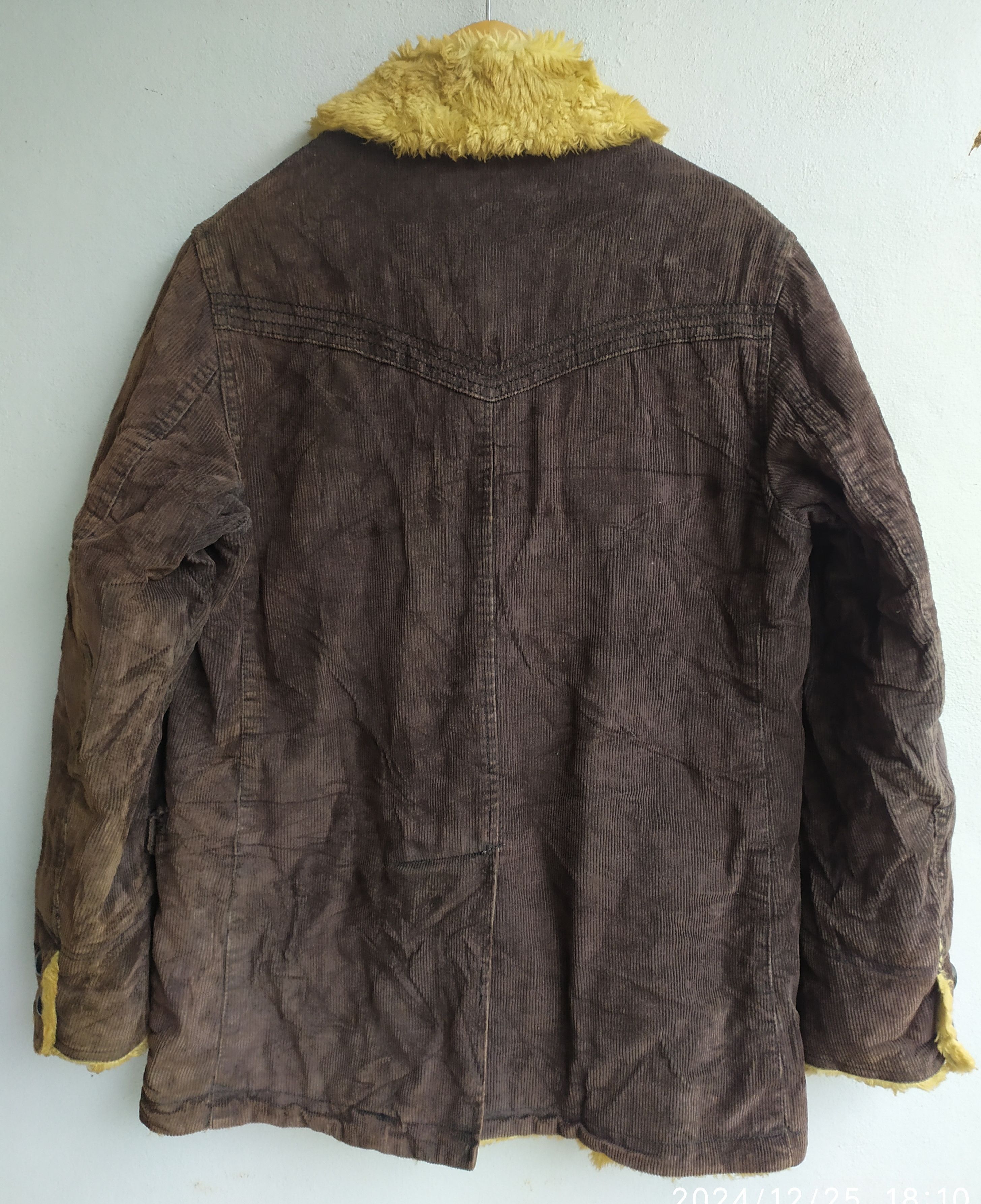 If Six Was Nine × Japanese Brand × Le Grande Bleu (L.G.B.) Japanese Brand Curduroy Fur Faded Jacket Size US M / EU 48-50 / 2 - 2 Thumbnail