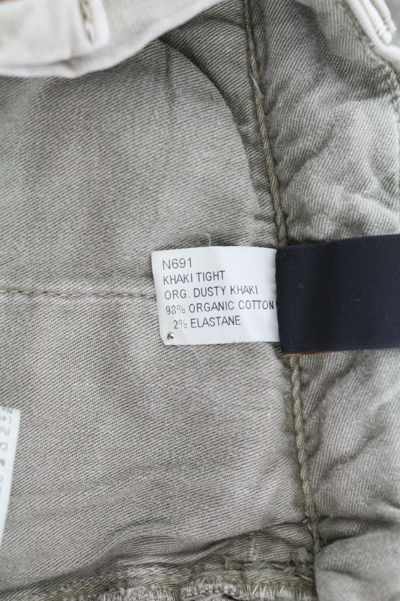 Nudie Jeans KHAKI TIGHT W27/L32 Organic Dusty Skinny Jeans 82552 Size 27" / US 4 / IT 40 - 7 Thumbnail