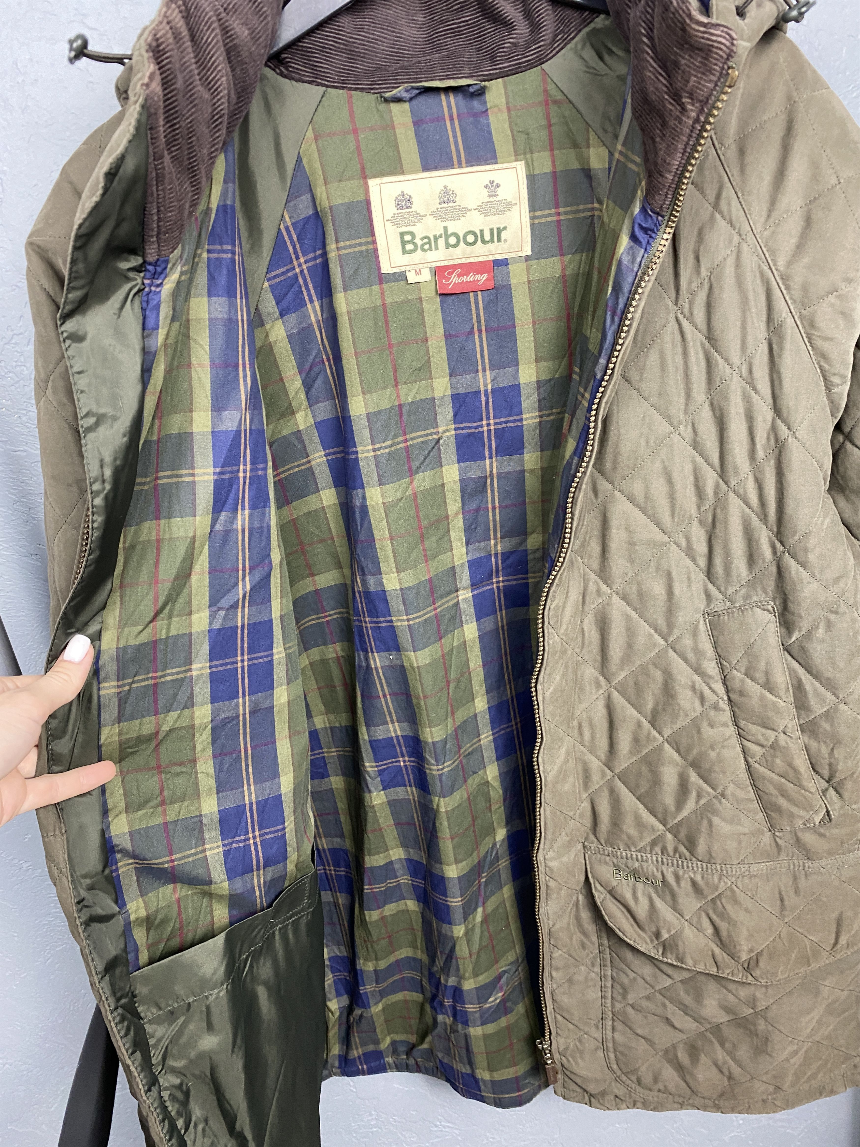 Barbour × Vintage Barbour Sporting Quilt Vintage Mens Quilted Jacket Size US M / EU 48-50 / 2 - 7 Thumbnail