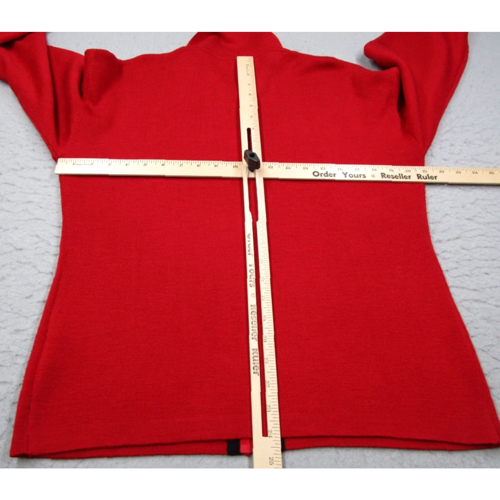 Vintage VINTAGE Demetre Cardigan Sweater Women L Red Wool Blend Full Zip 80s Ski Bohemian Retro Logo Sleeve Pattern Solid Red Womens L Size L / US 10 / IT 46 - 5 Thumbnail