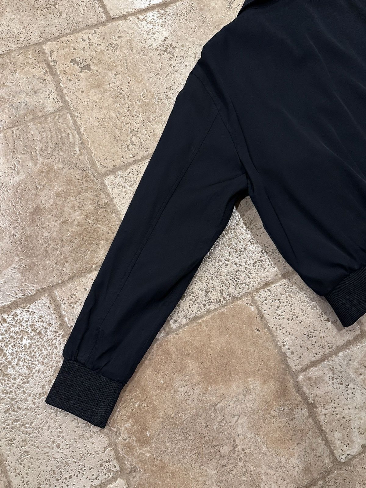 Celine Celine x Hedi Triomphe Logo Viscoe Navy Blouson Jacket Size US M / EU 48-50 / 2 - 10 Thumbnail