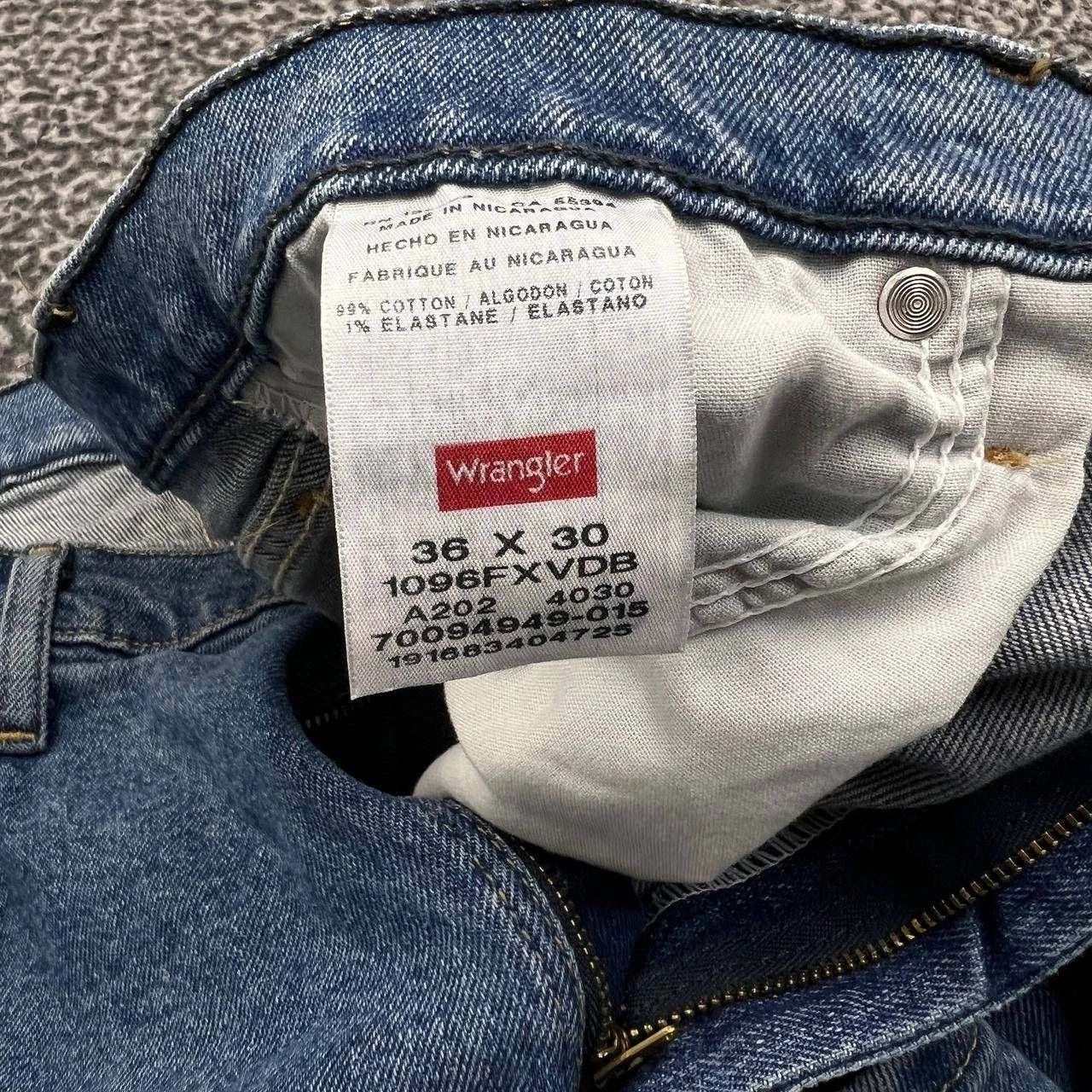 Wrangler Wrangler Jeans Men 36x30 Straight Fit Denim Pants Cotton Size US 36 / EU 52 - 3 Thumbnail