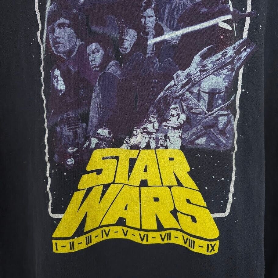Disney Star Wars Saga T Shirt Mens Size 3XL Black Disney Concert Size US XXL / EU 58 / 5 - 3 Thumbnail