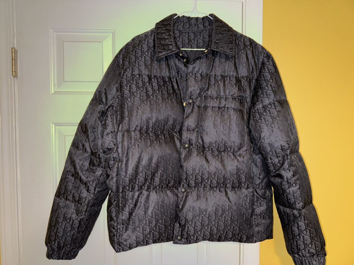 Dior Dior black monogram puffer jacket Size US L / EU 52-54 / 3 - 6 Thumbnail