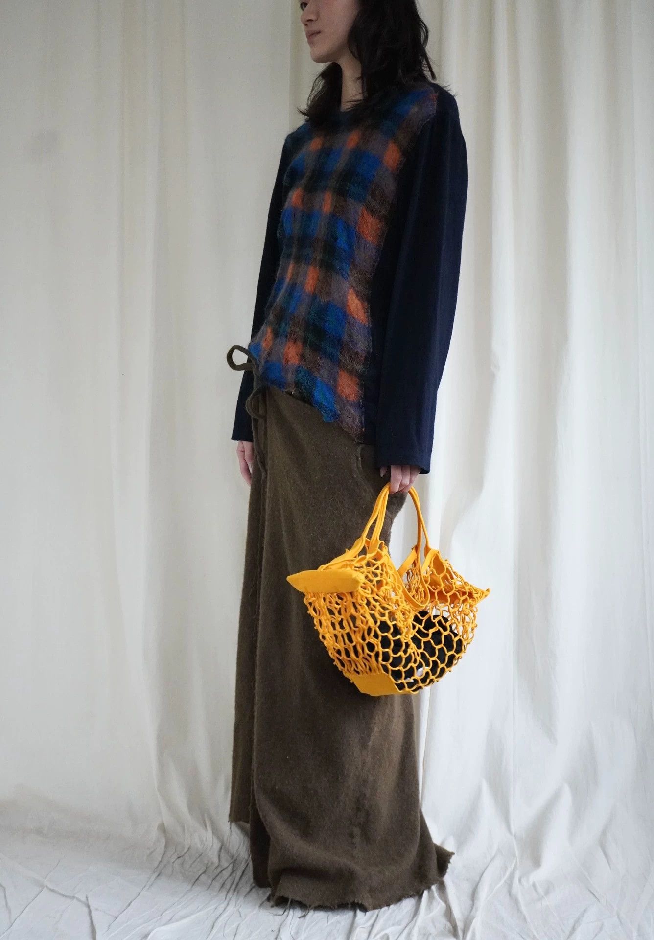 Comme des Garcons CDG 1994AW Tricot Check Wool Shrink Jacket M 9/10 Size M / US 6-8 / IT 42-44 - 5 Thumbnail
