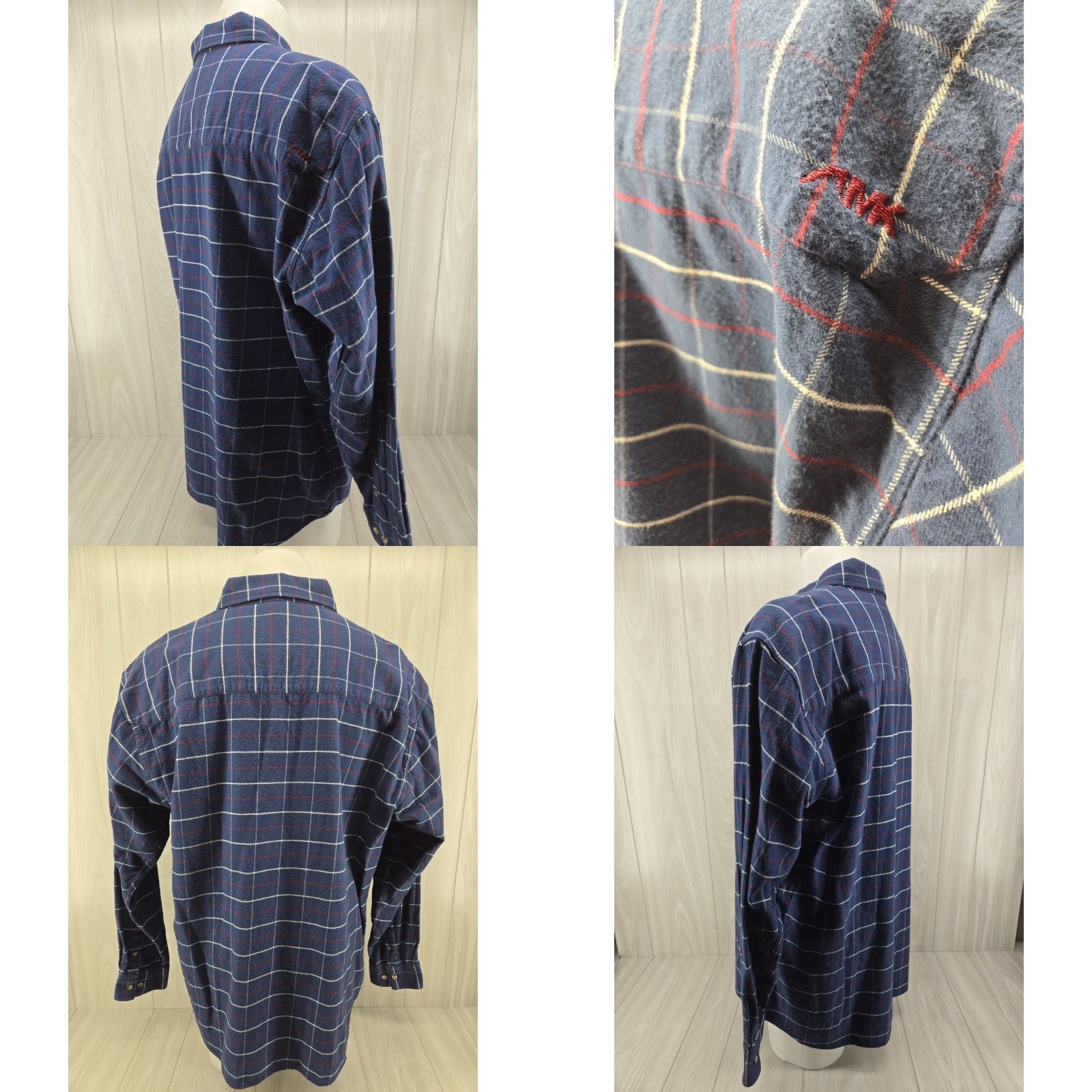Mountain Khakis VINTAGE Mountain Khakis Shirt Mens XXL Blue Button-Up Cotton Plaid Flannel Size US XXL / EU 58 / 5 - 8 Thumbnail