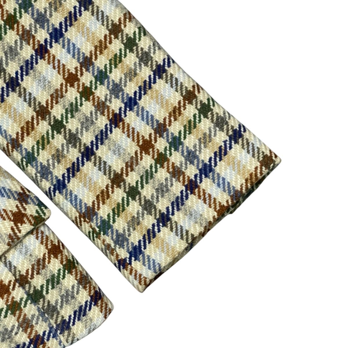 Celine ‼️RARE‼️ Vtg 70s Celine Paris Burgeois Chic Wool Plaid Blazer Size M / US 6-8 / IT 42-44 - 5 Thumbnail