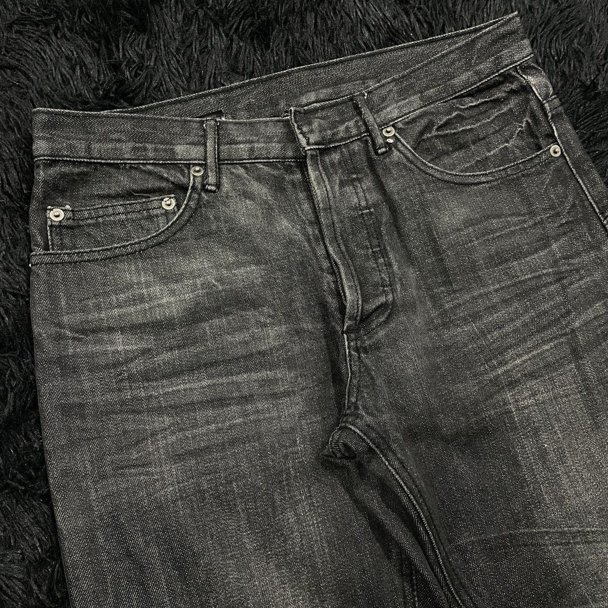 Dior × Hedi Slimane Dior Homme by Hedi Slimane Black Clawmark Style Jeans Size US 28 / EU 44 - 3 Thumbnail