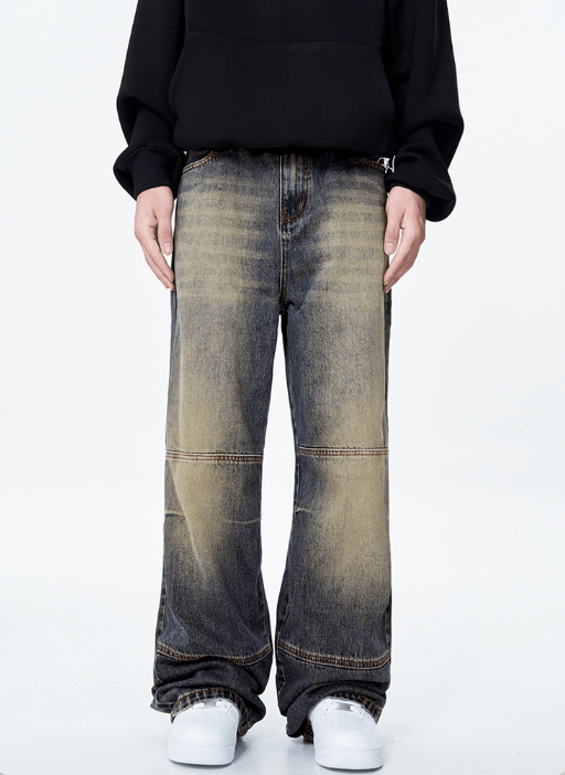 Japanese Brand × Jean American retro distressed straight casual fashion jeans Size US 32 / EU 48 - 1 Thumbnail