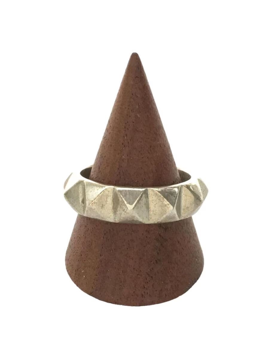 image of Hysteric Glamour 0.925 Studded Ring in Silver, Men's