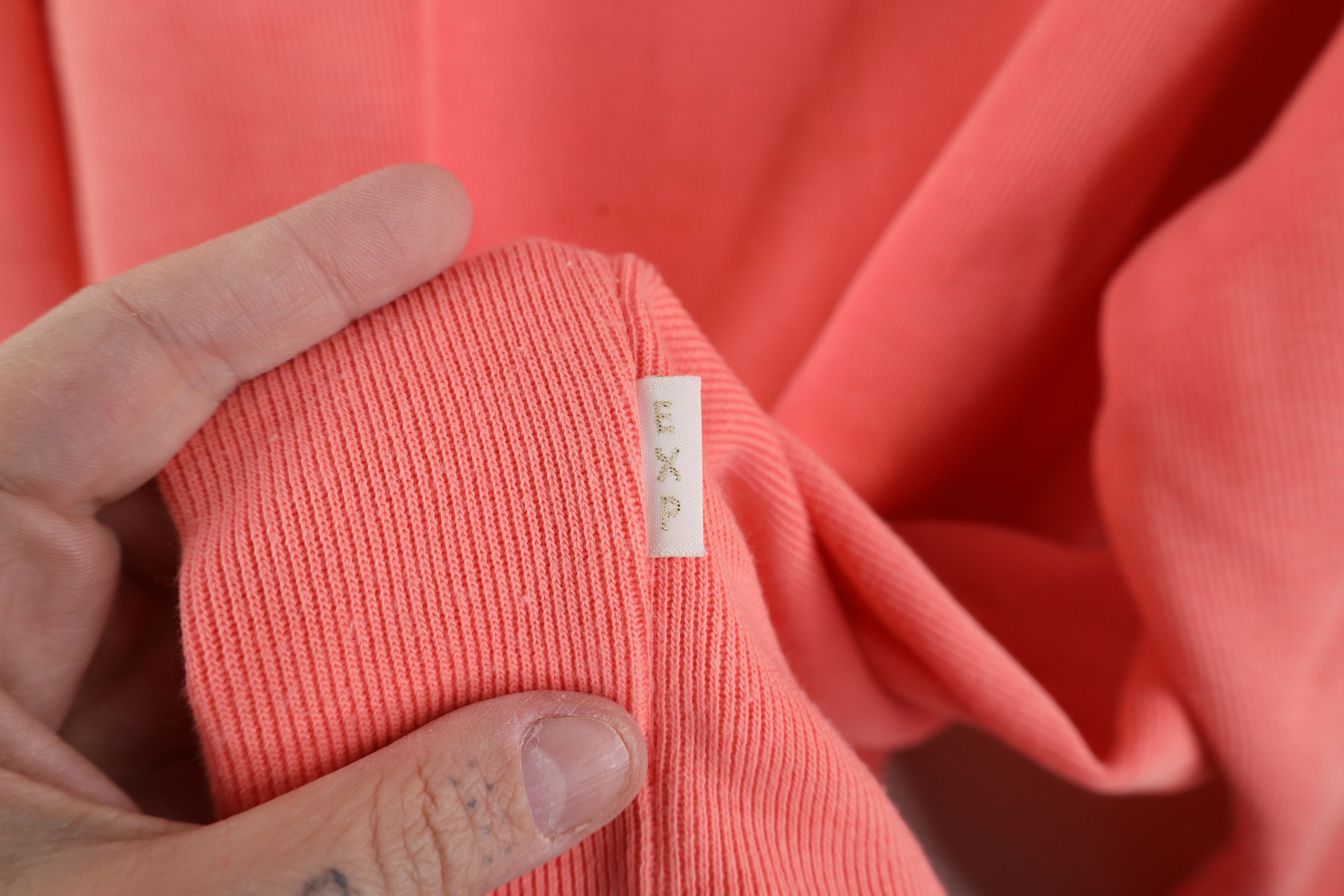 Express × Vintage Vintage 90s Express Thermal Ribbed Knit 3/4 Sleeve T-Shirt Size XL / US 12-14 / IT 48-50 - 9 Thumbnail