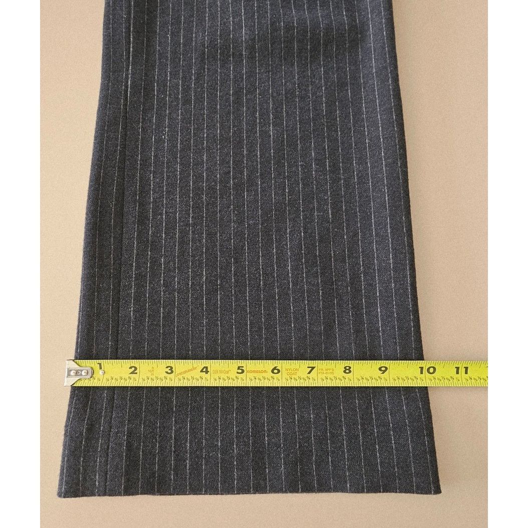 J.McLaughlin J. Mclaughlin Wool Cotton Wide Leg Carter Pants 10 Size 32" / US 10 / IT 46 - 6 Thumbnail