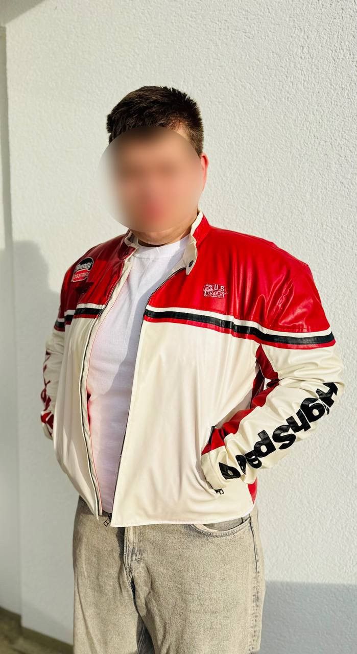 Vintage Vintage Moto Leather Jacket Streetwear Size US XL / EU 56 / 4 - 3 Thumbnail